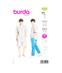 Patron Burda Style 5640 – Chemise & Short Homme | Tailles 46-56 taille n°FR 46-56