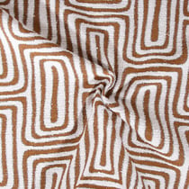 Tissu Jacquard d'ameublement tissé teint Gobi sur fond Marron clair