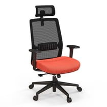 Chaise de bureau ergonomique réglable en hauteur dossier respirant soutien lombaire appui-tête