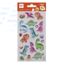 Gommettes - Stickers - Bébés dinosaures - 19 pièces - Apli Kids