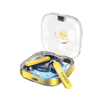 Ecouteurs Bluetooth Sans Fil Son Haute Qualité Design Technologique Compatibles Jaune YONIS