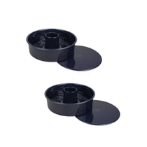 Ensemble de 2 Moules à manqué et savarin double fond 26 cm Dr. Oetker Back Liebe