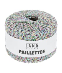 Fil complément PAILLETTES - Lang Yarns 0101 Multicolore