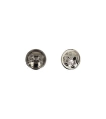 Lot de 6 boutons métal ancre argent