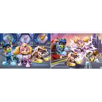 Puzzles paw patrol the mighty movie : la force de la super pat patrouille 2 x 60 pieces - supercolor - clementoni - 21626