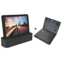 Tablette Tactile ARCHOS Oxygen 101S Ultra 4G - 4 GoRAM - Stockage 64 Go - station d'accueil connectée - Clavier Bluetooth