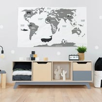 Meuble de rangement NABOSKY gris 1x4