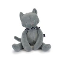 Peluche Chat Meloe - 37 cm Bleu Gris MA0261