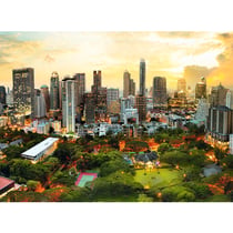 Puzzle 3000 pièces - Coucher de Soleil à Bangkok - Trefl