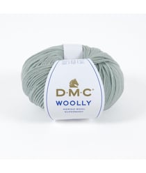 Pelote 100% Laine Vierge Woolly - DMC 137 Gris bleu
