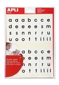 Gommettes alphabet 300 pièces