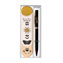 Set cadeau stylo bille & étui assorti Suis ton intuition - Hirondelles & Cie