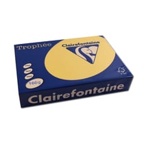 Ramette de papier - A4 - Bouton d'or - 160g - Impression - 250 feuilles - Clairefontaine Trophée
