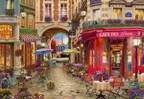 Puzzle 1000 pièces - Cafe des Paris - Bluebird Puzzle