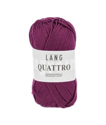 Fil à tricoter 100% coton QUATTRO - Lang Yarns 66 Violet