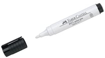 Lot de 4 feutres Artist Pen Pitt Big Brush - Faber-Castell - Pointe ogive 2,5 mm - Blanc