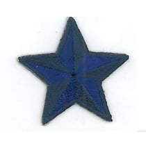 Ecusson thermocollant étoile bleu 3.5cm