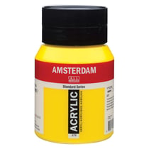 Peinture Acrylique - Jaune transparent moyen - 272 - Amsterdam - Pot de 500ml