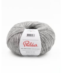 Pelote de laine et Mohair à tricoter PHIL IRISE ALPAGA - Phildar Flanelle Gris