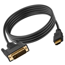 Câble Vidéo 1m HDMI mâle vers DVI mâle, Full HD 1080p