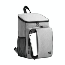 Sac À Dos Ordinateur Grande Capacité Résistant À L'eau Confortable 15 Pouces Gris YONIS