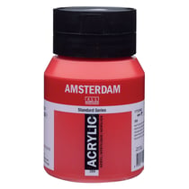 Peinture Acrylique - Rouge naphtol foncé - 399 - Amsterdam - Pot de 500ml
