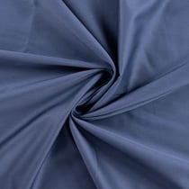 Tissu Coton satiné uni Bleu denim