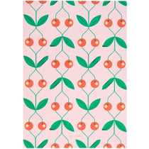 Bloc notes a carreaux simple cerise - Rico Design