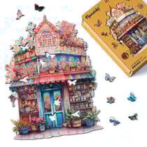 Puzzle 2D en Bois Adulte - Fleuriste Fantaisiste