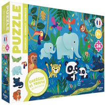 Puzzle 24 pièces - Les Animaux - AUZOU