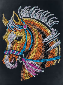 Tableau Sequin Art Cheval