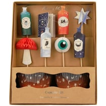 Kit 24 Caissettes et Déco Cupcakes Magique