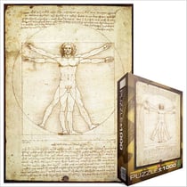 Puzzle 1000 pièces - L'homme de Vitruve - Eurographics