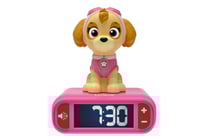 Réveil avec veilleuse La Pat Patrouille Skye en 3D