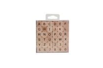 SET TAMPONS ALPHABET - 1,5 CM - BOIS