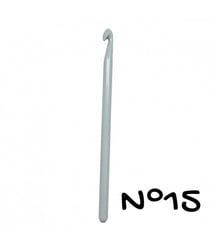 Crochet - 17cm - n°12 à 15 - plastique - Distrifil taille n°15