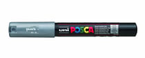 Lot de 12 Marqueurs pointe conique extra-fine POSCA PC1MC 0,7 - 1mm Argent POSCA