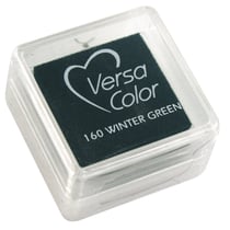 Tampon encreur "Versacolor", vert foncé, 2,5x2,5 cm