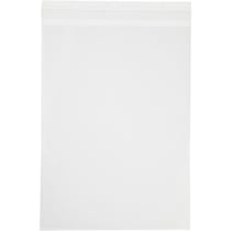 Sachets transparents plats à fermeture autocollante - 16,8 x 23 cm - 50 pcs