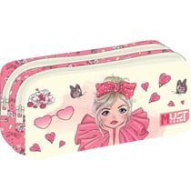 Trousse rectangulaire Pretty Girl Must 21 CM - 2 compartiments