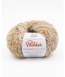 Pelote de laine et alpaga à tricoter PHIL MOSAIQUE - Phildar Naturel Ecru