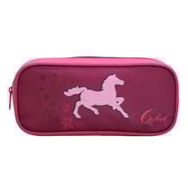 Trousse scolaire rectangulaire Cybel Cheval Licorne Violette Bagtrotter