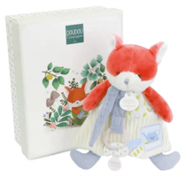 Romarin le Renard - Doudou attache-sucette