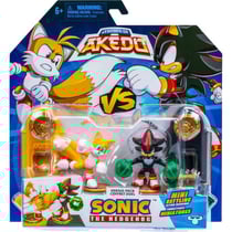 Duo de Figurines Tails vs Shadow - AKEDO - Pack de combat rapide, 2 figurines et contrôleurs inclus