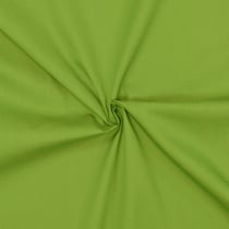 Tissu popeline de coton Vert anis - designers-factory (3m x 1m46)