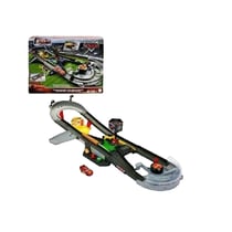 Circuit Course Mattel Piston Cup coloré avec véhicule Flash McQueen