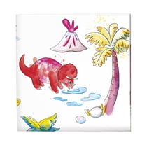 Serviette - lot de 20 - dinosaures