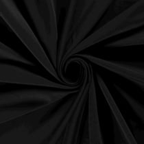 Tissu Jersey Sportswear uni Noir