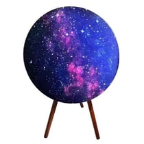 Enceinte Bluetooth Puissante 100W Son Immersif Atmosphère Maison Bleu YONIS