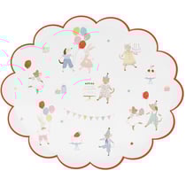 8 Assiettes Animaux en Fête